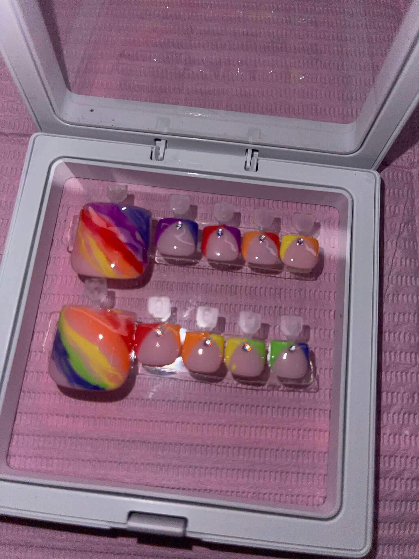 Rainbow Toes